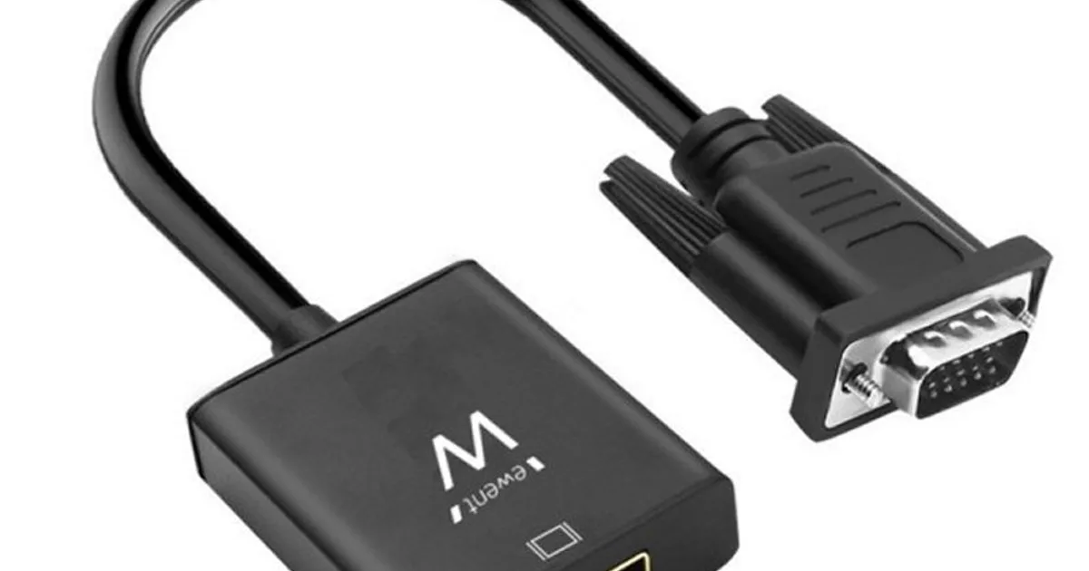 EWENT EW9866 Adaptador Vga/Hdmi con Audio
