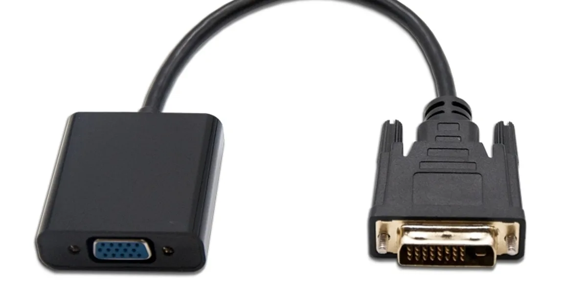 Nanocable Conversor DVI 24+1/M A VGA HDB15/H 10 cm