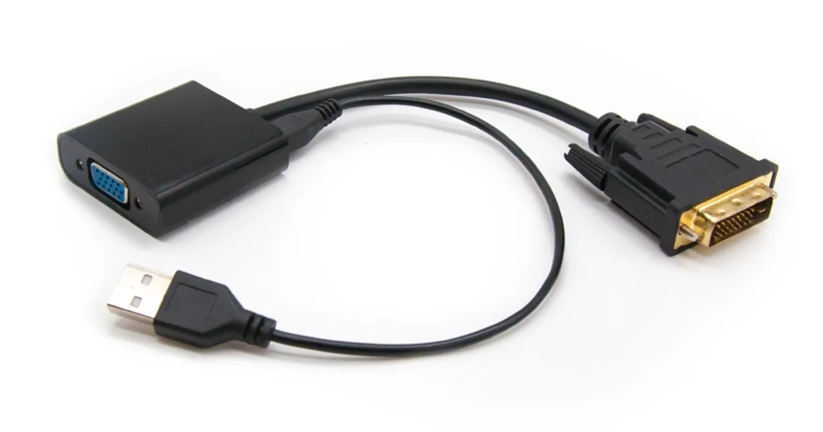 Nanocable Conversor DVI 24+1/M A VGA HDB15/H 10 cm (3)