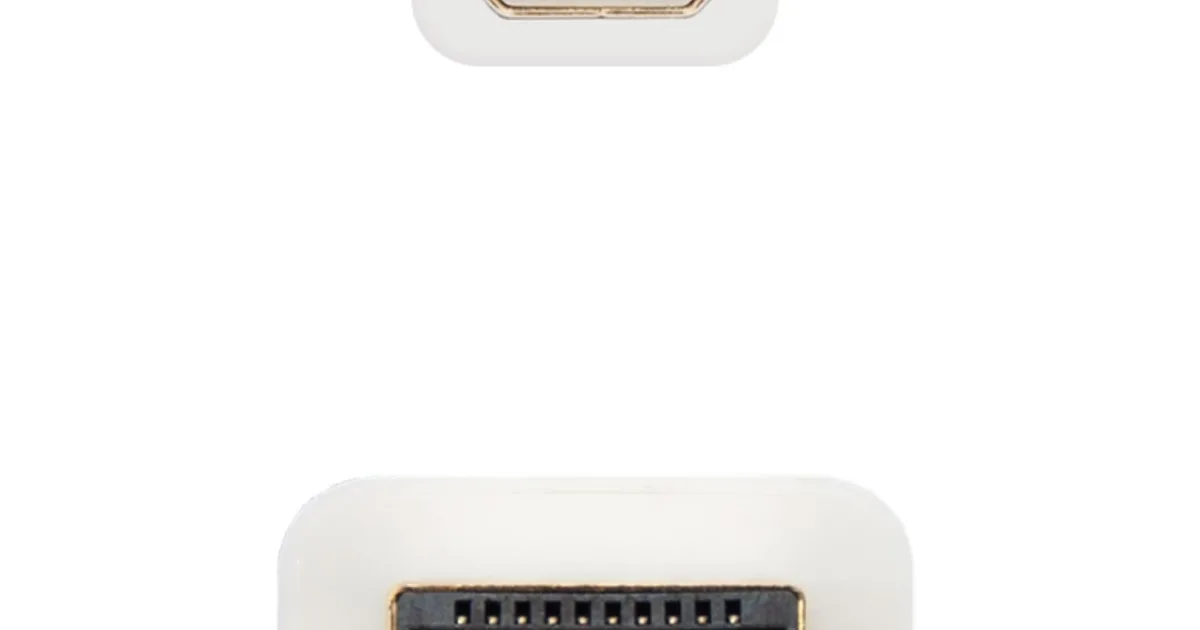 Nanocable Cable Conversor Mini DP/ HDMI 2 M Blanco (3)