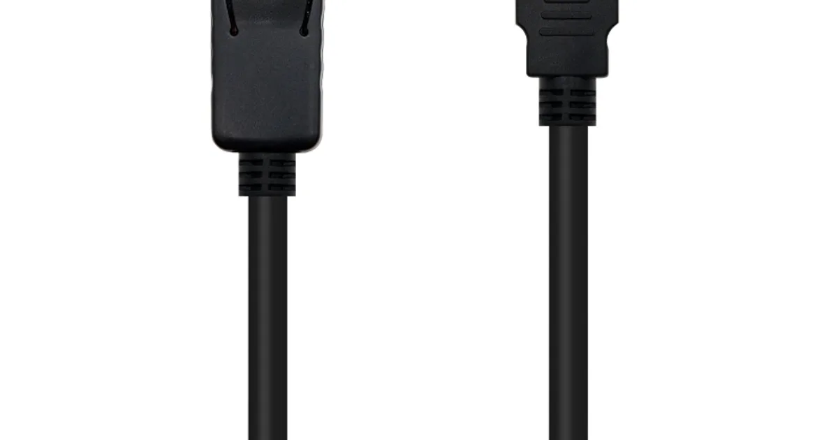 Nanocable Cable Conversor DP a HDMI 3 M Negro