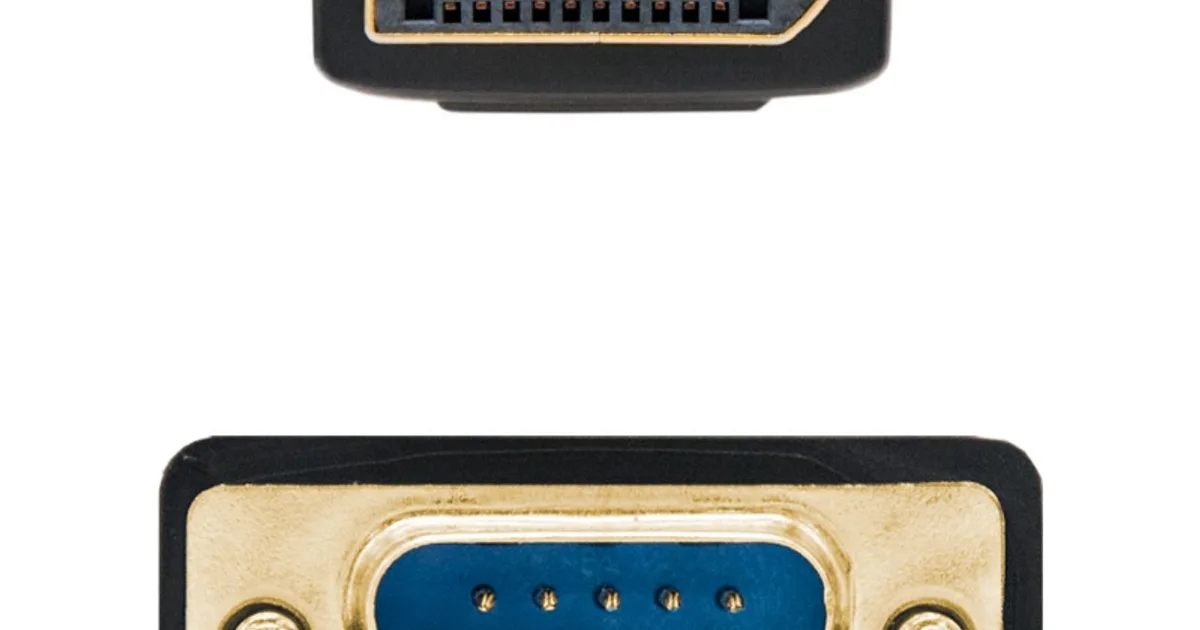 Nanocable Cable Conversor DP a VGA negro, 2 M (2)