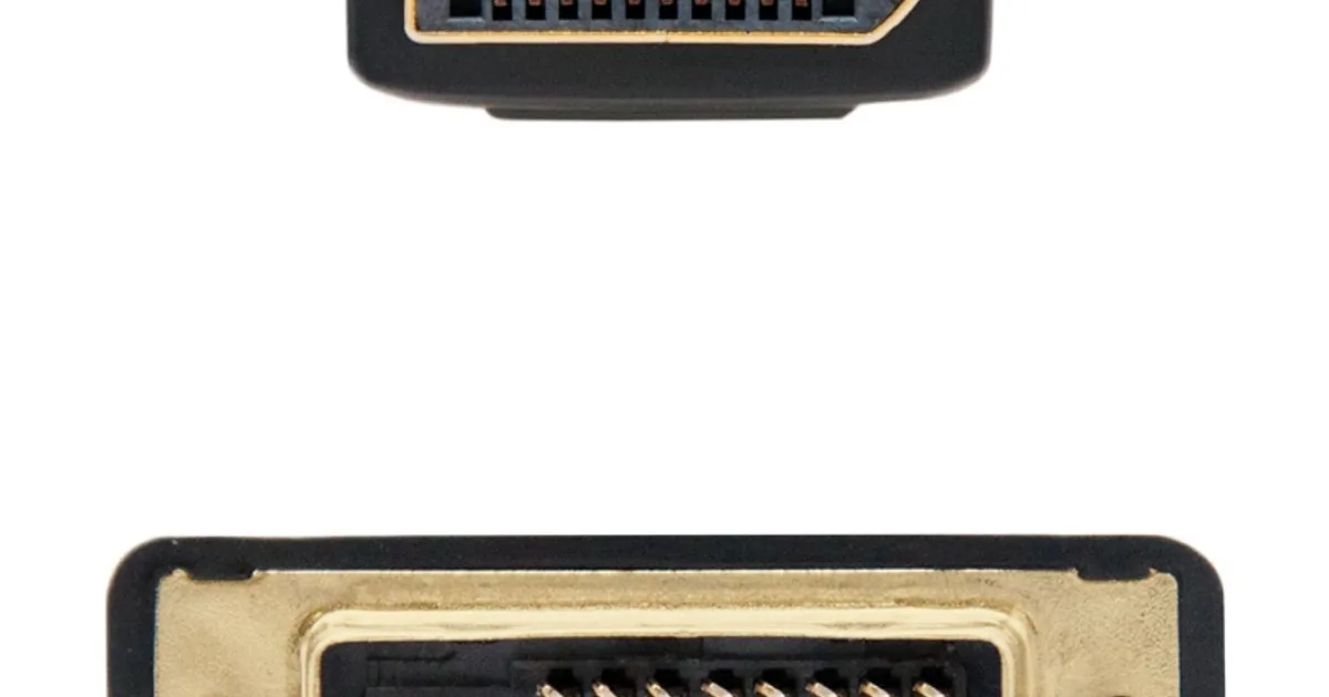Nanocable Cable Conversor DP a DVI  2 M Negro (2)