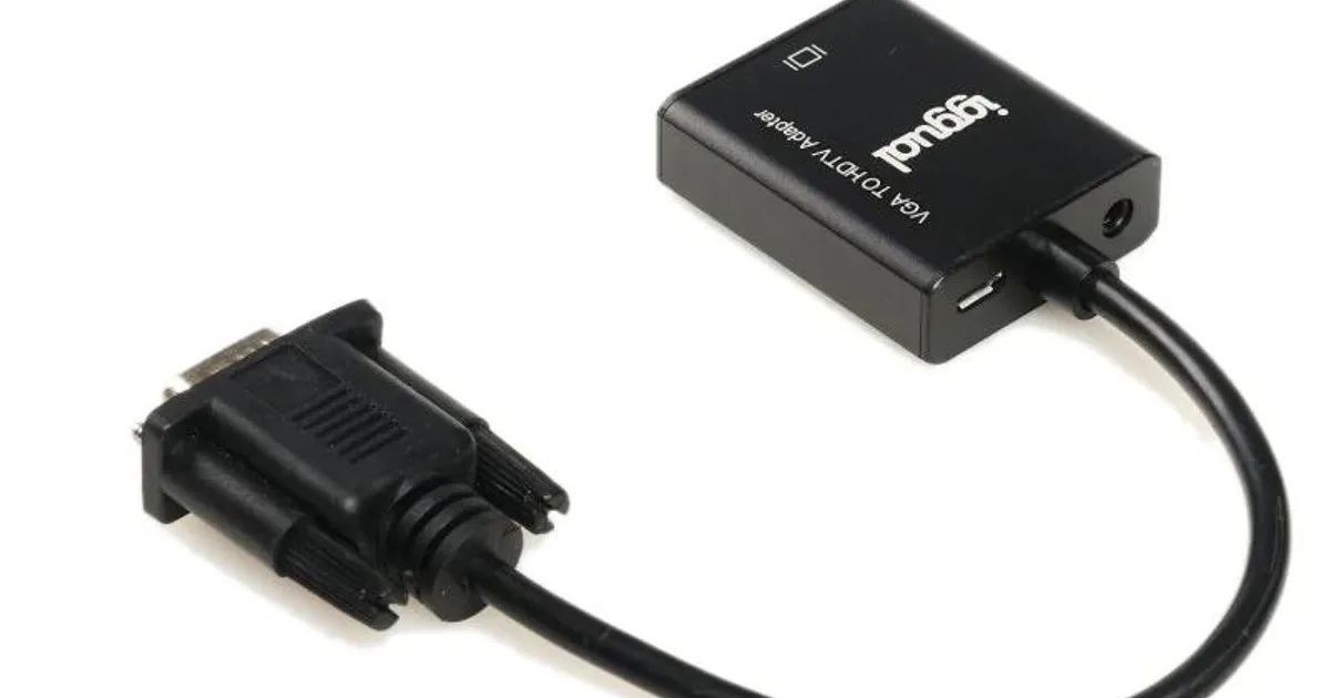 iggual Adaptador VGA a HDMI + audio + microUSB (2)