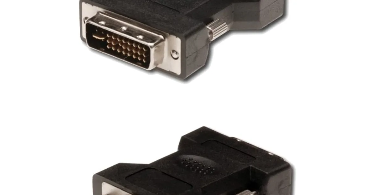 Ewent Adaptador DVI-I 24+5 macho A VGA-F
