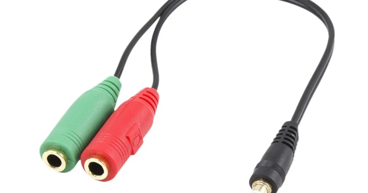 Ewent Cable Audio Jack 3,5/M-2 Jack 3,5/H -0,15mt