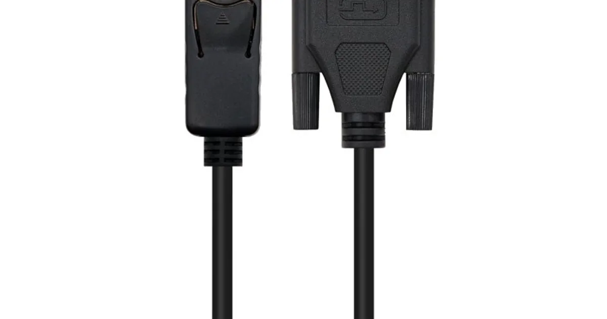 Ewent Cable Displayport A DVI-D 24+1, 1.2 - 1,8mt