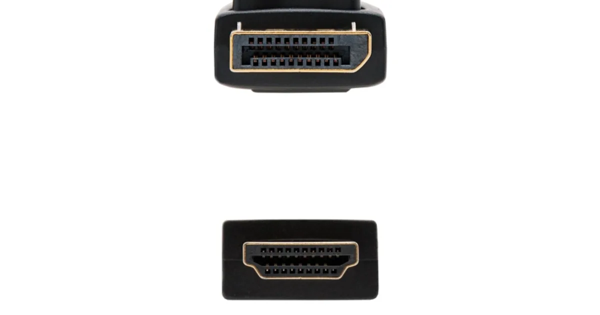 Nanocable Cable Conversor DP a HDMI 1 M Negro (3)