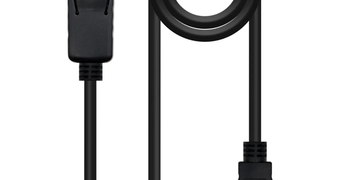 Nanocable Cable Conversor DP a HDMI 1,5 M Negro