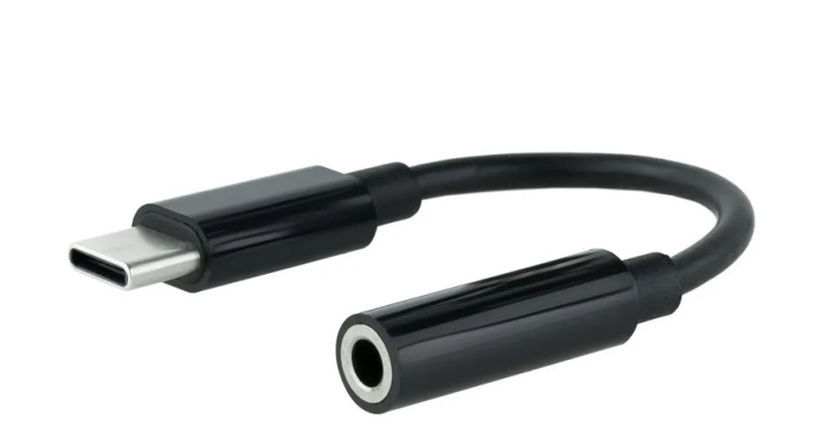 Nanocable Adaptador Audio USB-C/M a Jack/H, Negro