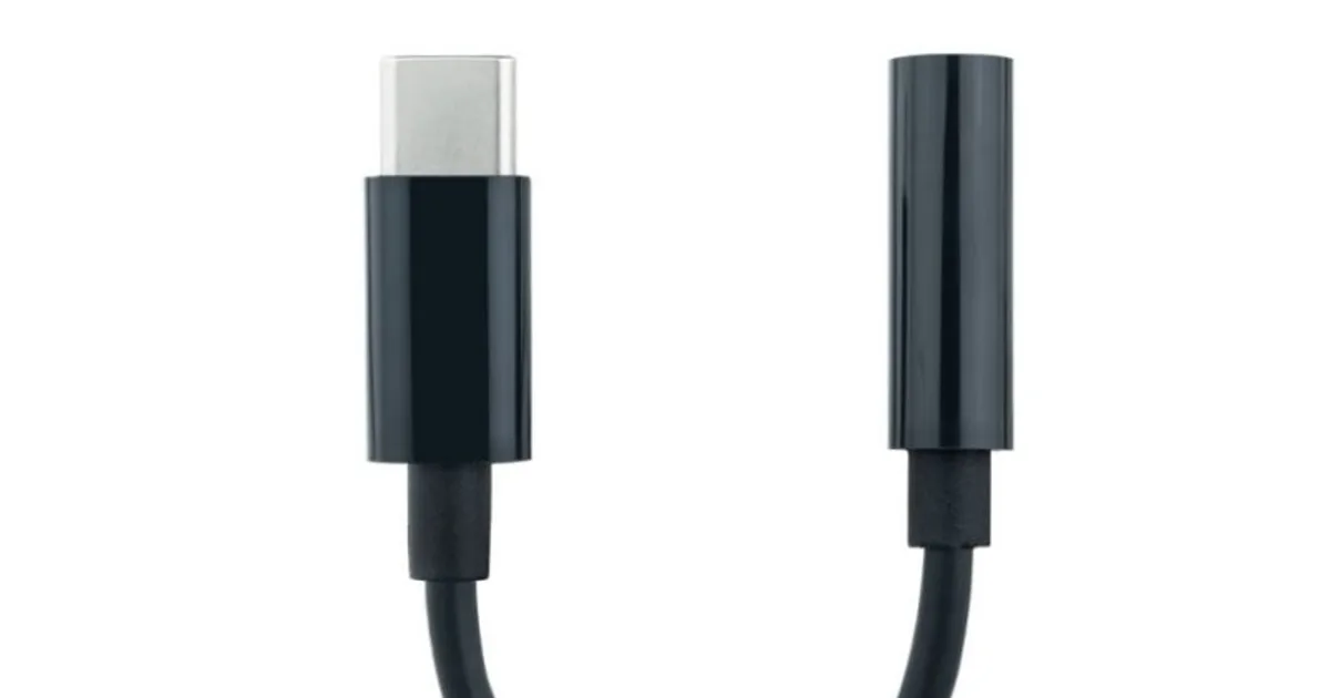 Nanocable Adaptador Audio USB-C/M a Jack/H, Negro (2)