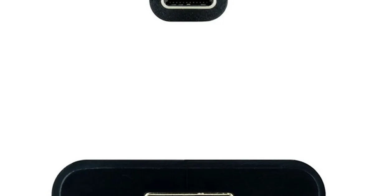 Nanocable Conversor USB-C/M a HDMI/H Negro 15cm (3)