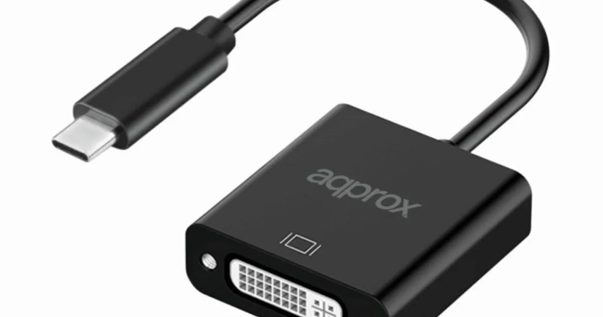 APPROX Adaptador USB Tipo-C a DVI