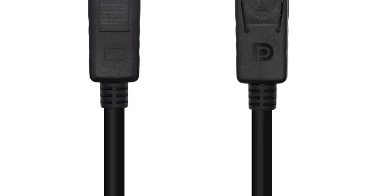 Aisens Cable DP V1.2 4K@60hz DP/M-DP/M negro 2.0m