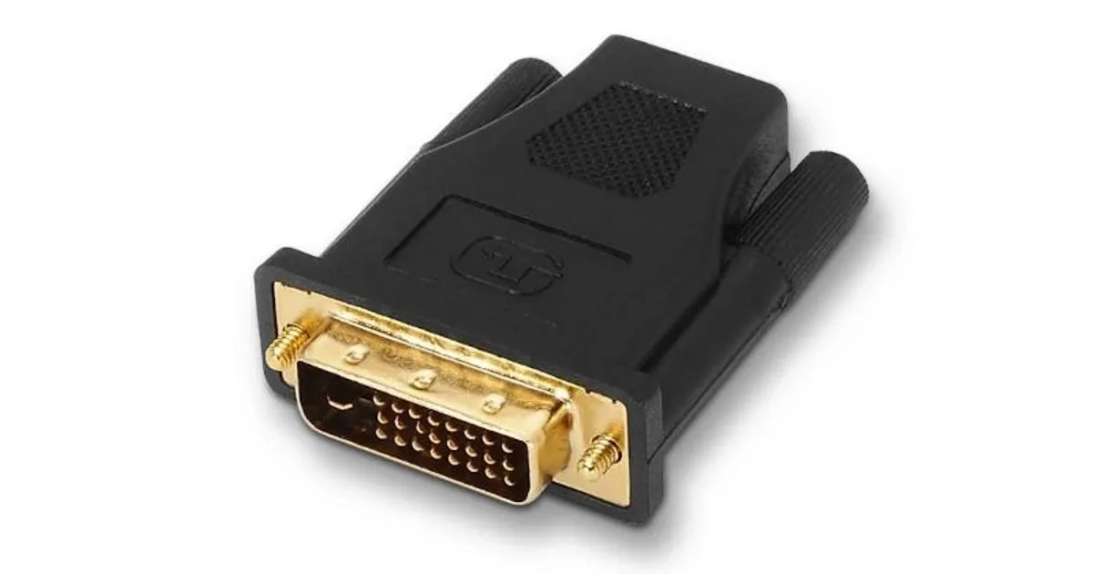 Aisens Adaptador DVI 24+1/M a HDMI A/H oro negro
