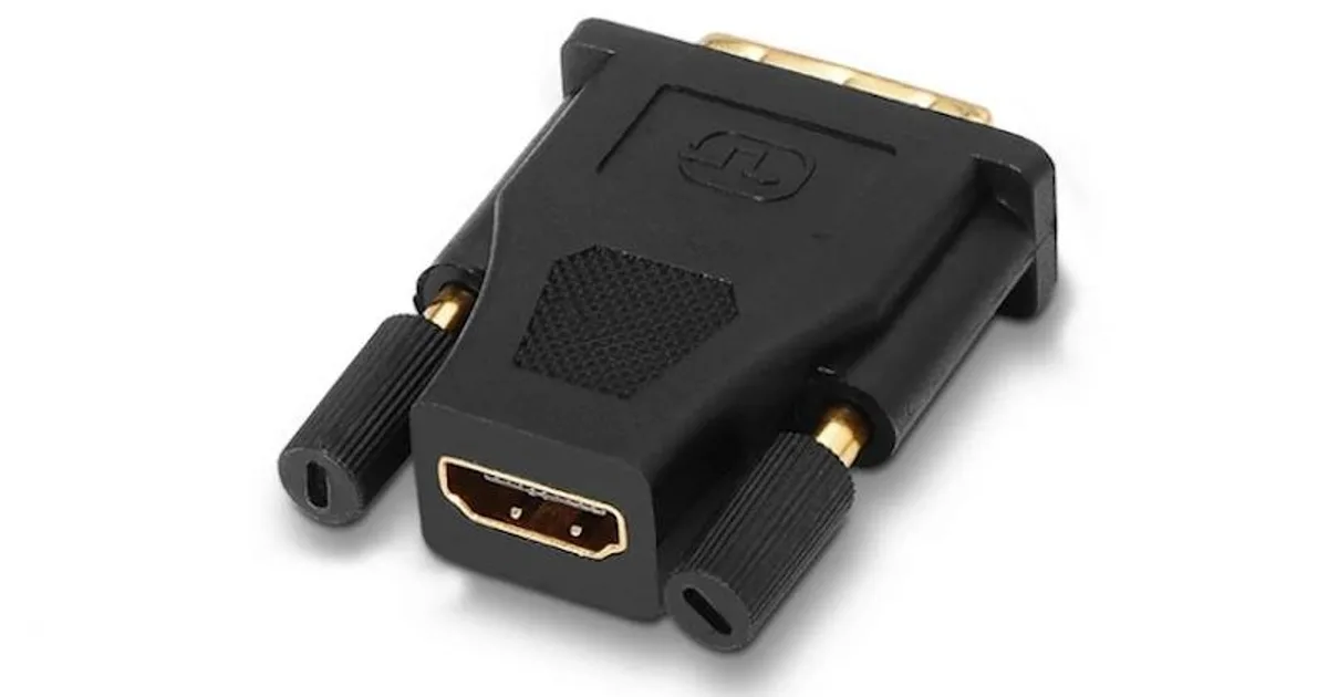 Aisens Adaptador DVI 24+1/M a HDMI A/H oro negro (2)