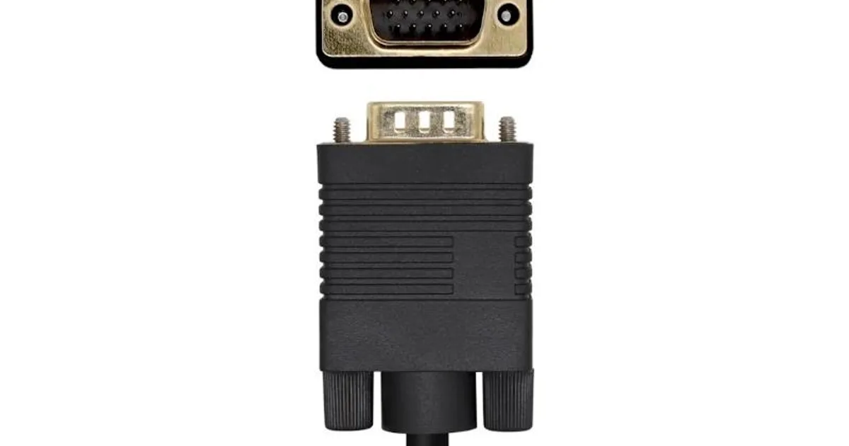 Aisens Conversor DP/M-VGA/M negro 2.0m (3)