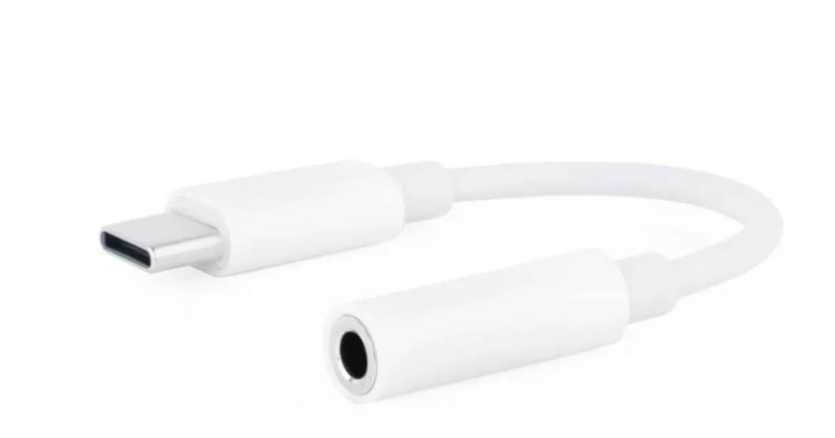 Nanocable Adaptador Audio USB-C-M a Jack-H, Blanco