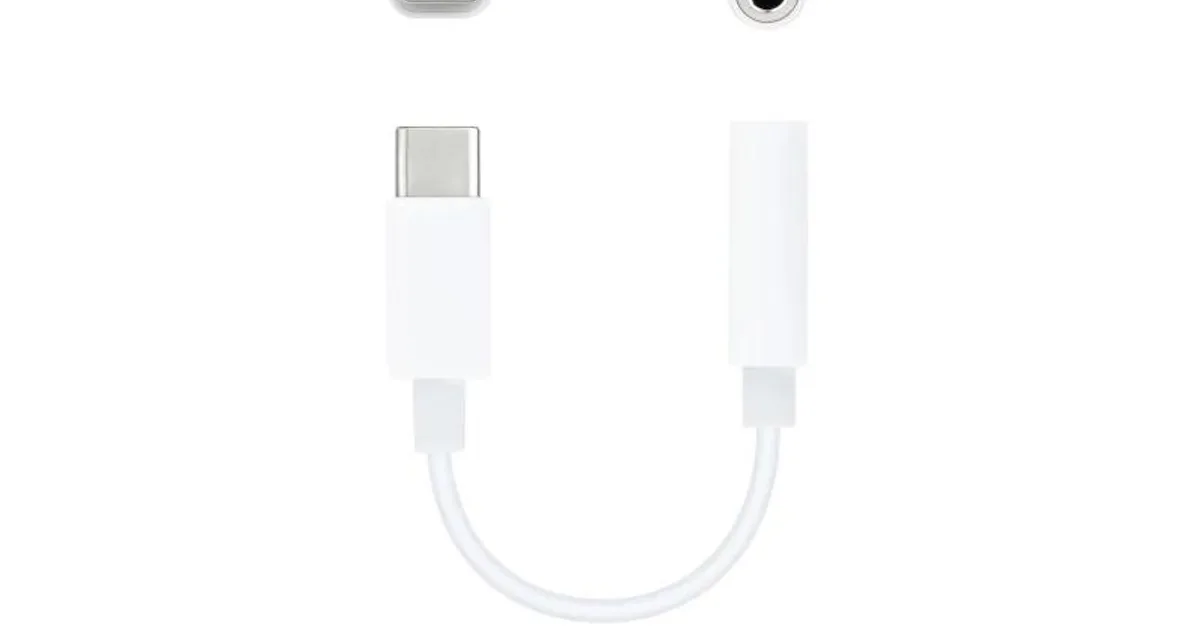 Nanocable Adaptador Audio USB-C-M a Jack-H, Blanco (2)