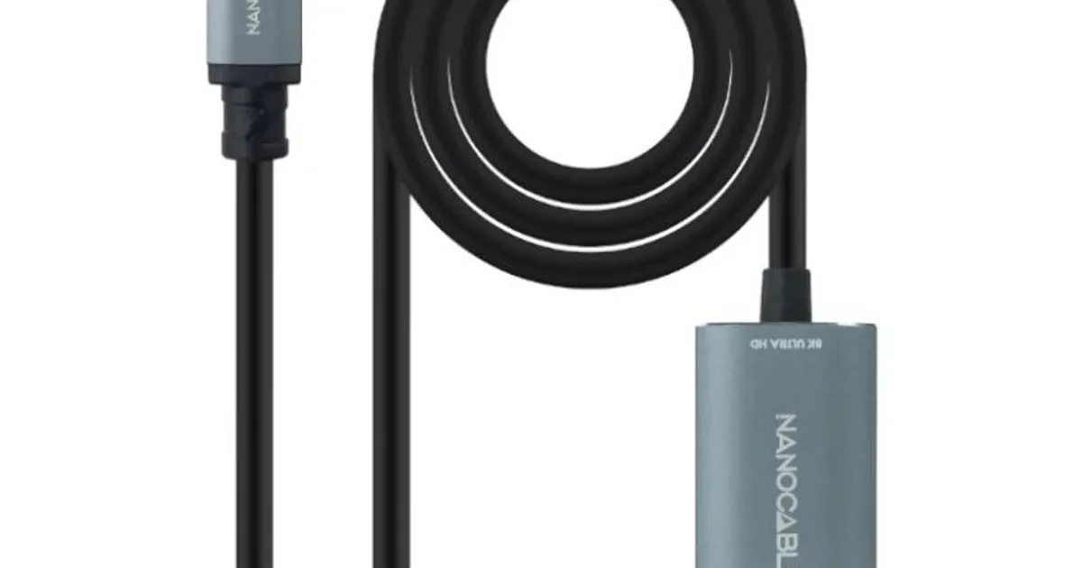 Nanocable Conversor USB-C a HDMI 2.1 8K@60HZ 1.8m