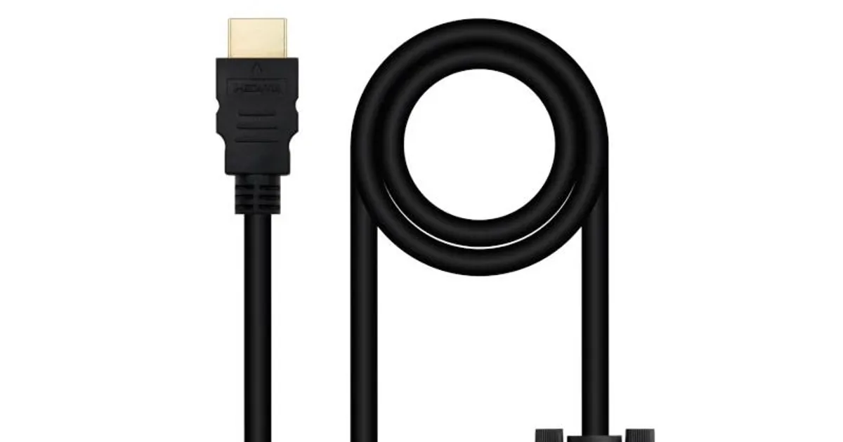 Nanocable Conversor HDMI a VGA M-M, 1.8 m Negro