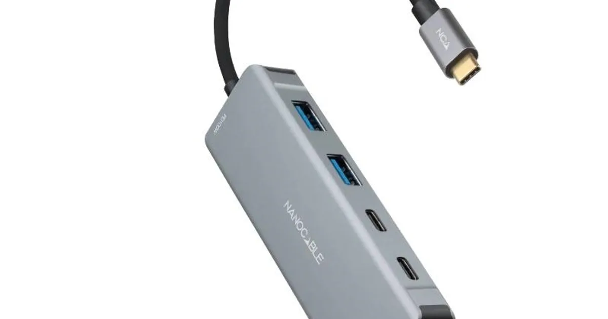 Nanocable Hub USB-C 2xUSB-A+2xUSB-C+HDMI+USB-C PD