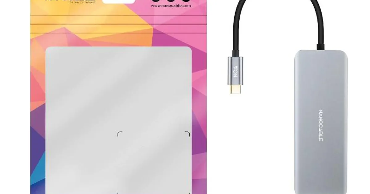 Nanocable Hub USB-C 2xUSB-A+2xUSB-C+HDMI+USB-C PD (2)