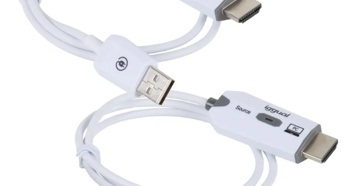 iggual Transmisor y receptor HDMI FHD inalámbrico