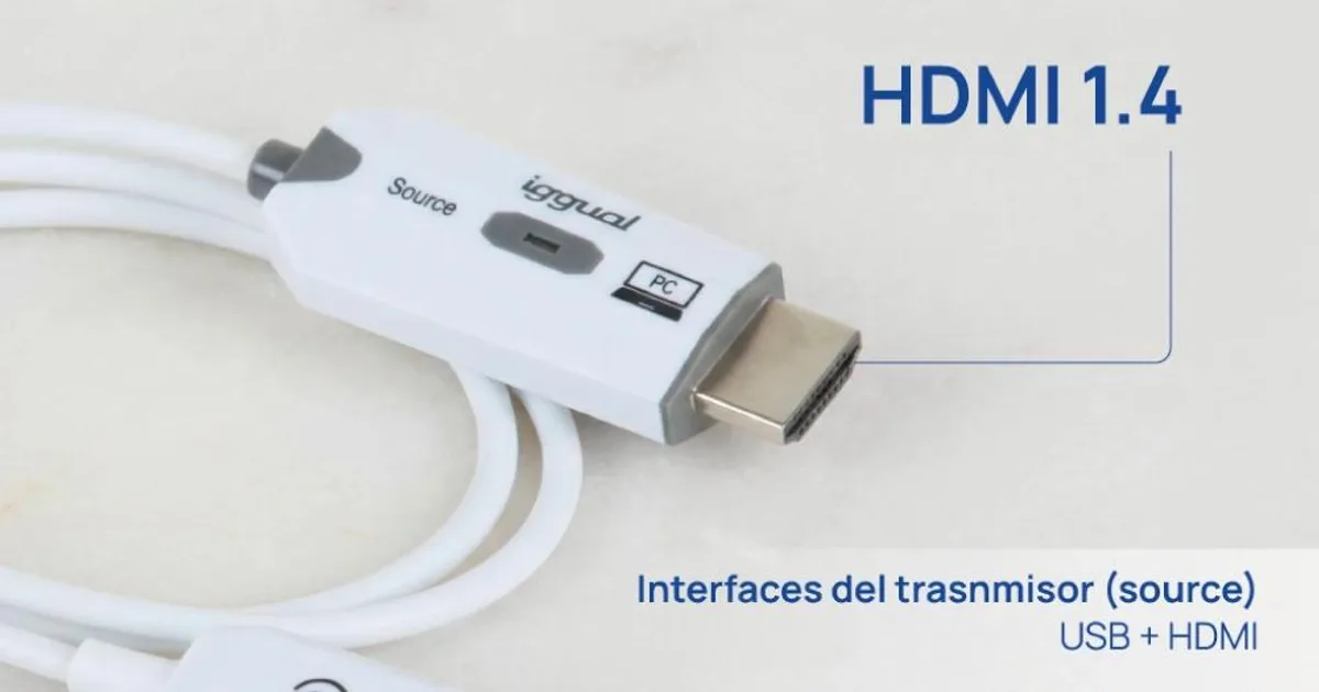 iggual Transmisor y receptor HDMI FHD inalámbrico (3)