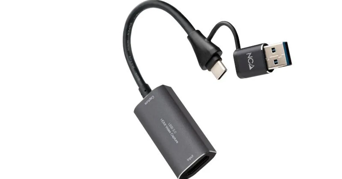 Nanocable Capturadora de video/audio 4K/30HZ (2)