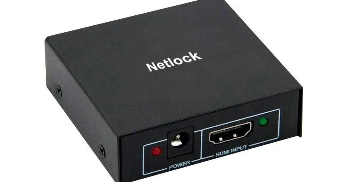 Netlock Splitter HDMI 4K/30Hz de 2 puertos mini (2)