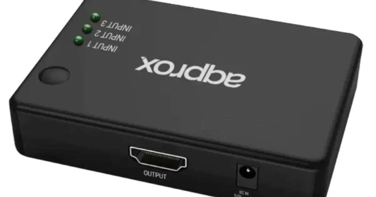 Approx HDMI Switch 4K HDMI 3 Puertos 4K/30HZ