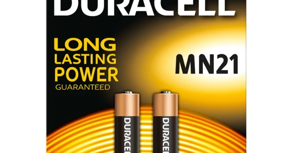 Duracell Pila Alcalina MN21 LR23A 12V Blister*2