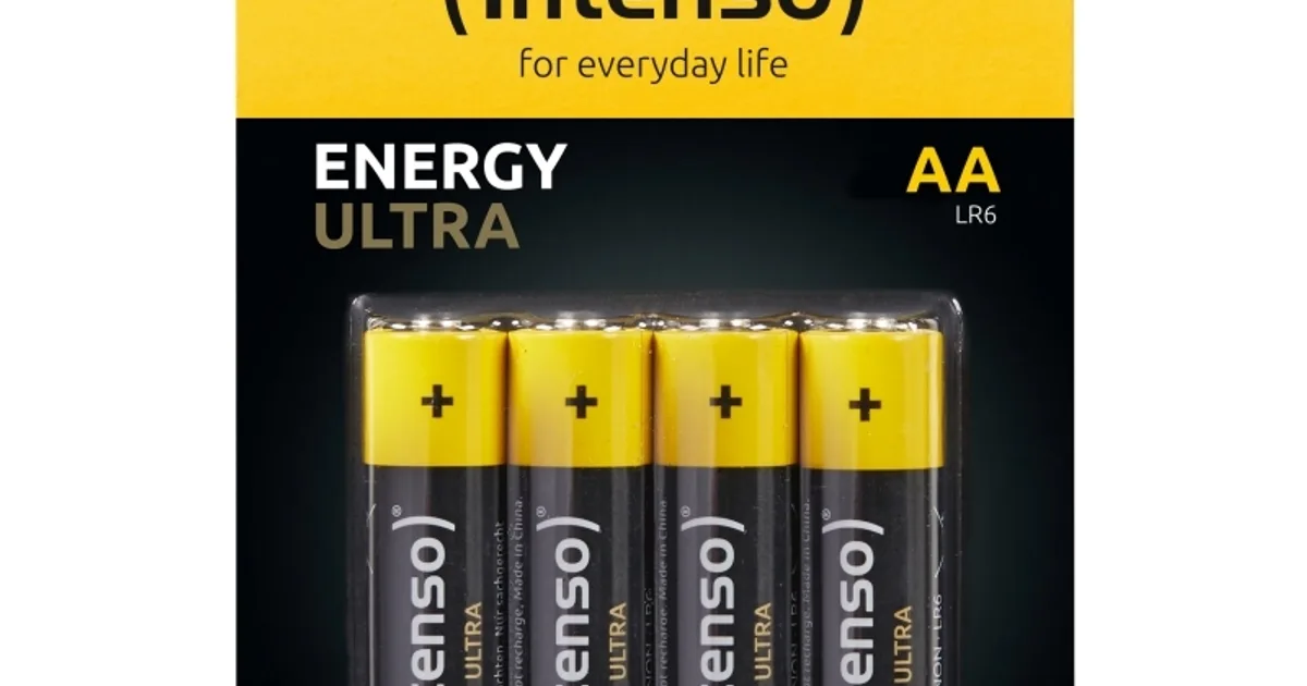 Intenso Pila Alcalina energy ultra AALR06 Pack-4