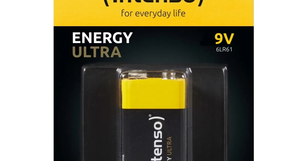 Intenso Energy Ultra 9V Alcalina 6LR61 E-Block