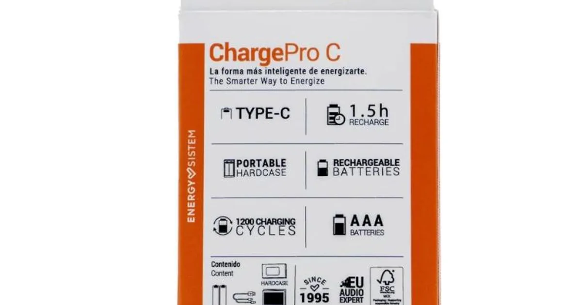 Energy Sistem Charge Pro C AAA * 2 (3)