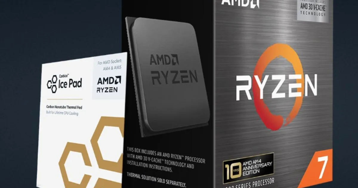 AMD relanza el Ryzen 7 5800X3D con disipador y nuevo precio