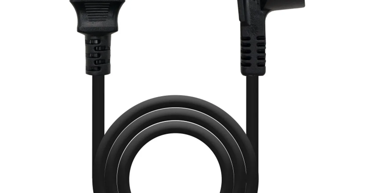 Nanocable Cable alim. CPU, CEE7/M-C13/H, negro, 5m