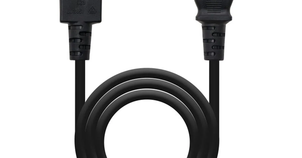 Nanocable Cable Alimentacion CPU, C13/H-C14/M, 3.M