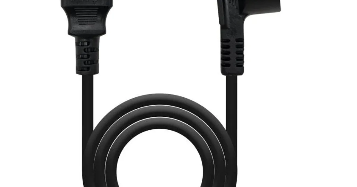 Nanocable Cable Alimentación CPU CEE7-M-C13-H 2M