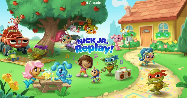 Apple Arcade suma el juego familiar Nick Jr. Replay! en mayo