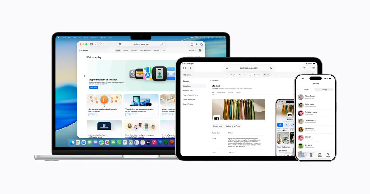 Apple lanza Apple Business, su nueva plataforma todo en uno (2)