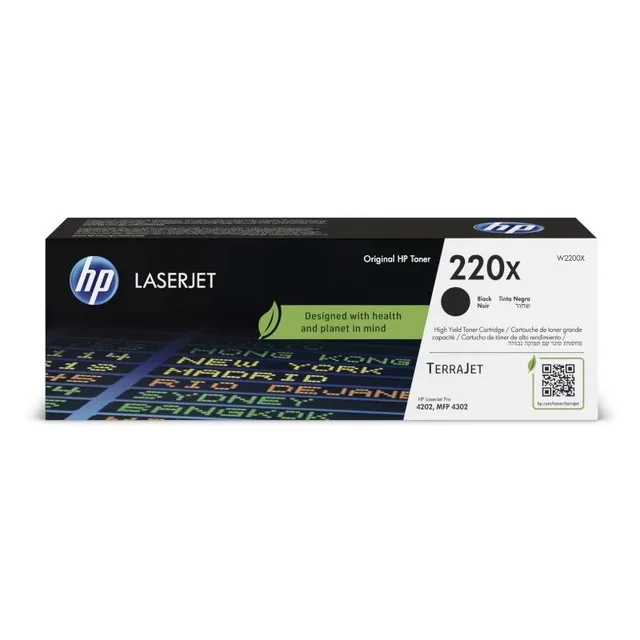 HP Tóner 2200X Negro