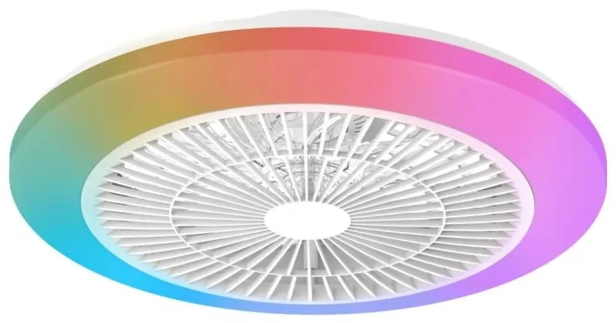 PHILIPS Ventilador techo Amilo LED RGB  20+40W blc