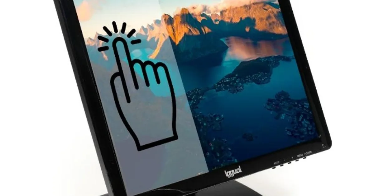 iggual Monitor táctil resistivo 17" USB VGA HDMI