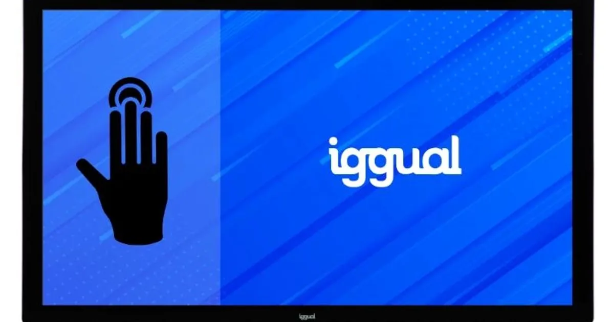 iggual Monitor LED táctil capacitivo FHD 43" IP65