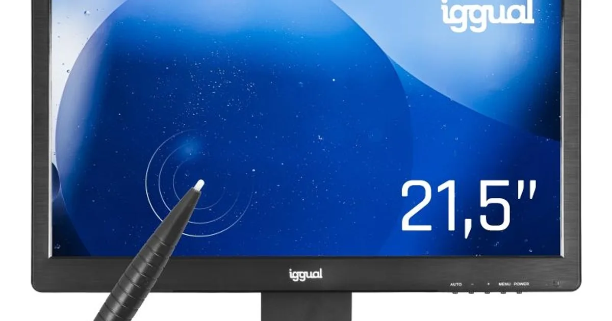iggual Monitor táctil resistivo 21,5" 16:9 FHD