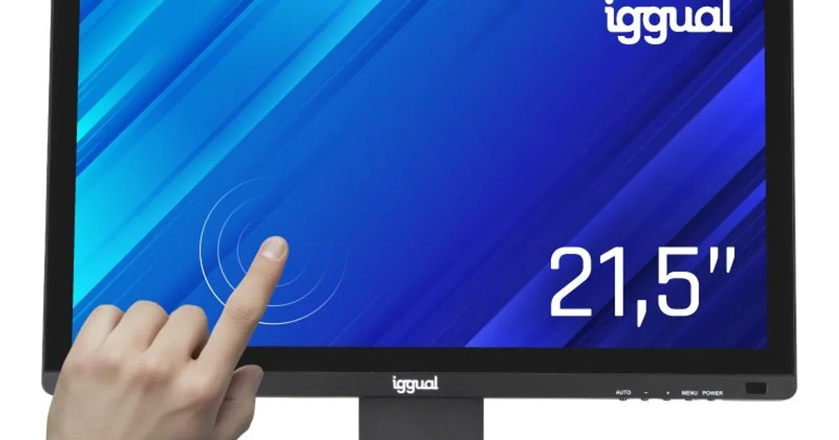 iggual Monitor táctil capacitivo 21,5" 16:9 FHD