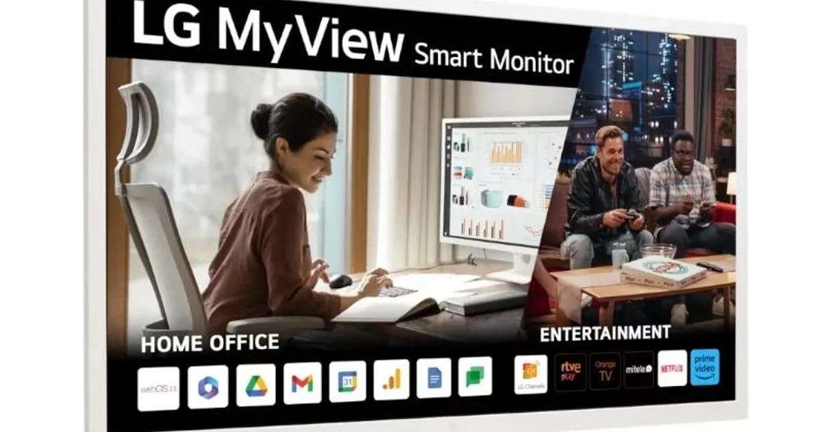 LG 32SR50F-W monitor Smart 32"IPS FHD HDMI USB MM