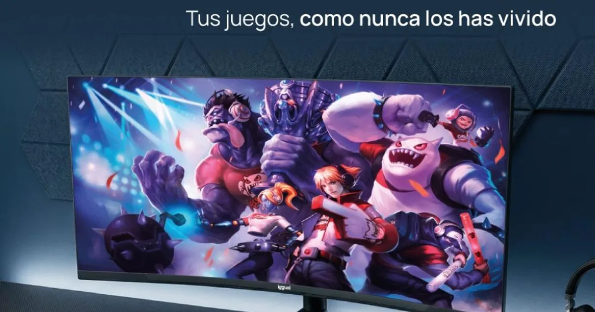 iggual Monitor 34" UWQHD 1ms 2DP 2HDMI MM AA Curvo (3)